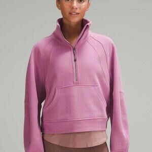 Lululemon Funnel Neck Half Zip Velvet Dust M